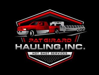 Pat Girard Hauling, Inc. logo design by LogoInvent