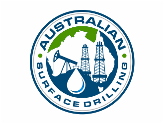 Australian Surface Drilling logo design by mutafailan