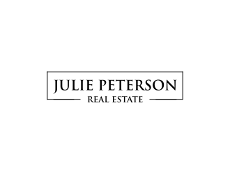 Julie Peterson Real Estate logo design by haidar