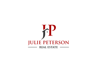 Julie Peterson Real Estate logo design by haidar