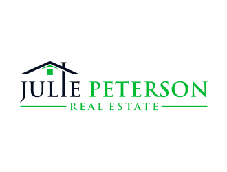 Julie Peterson Real Estate logo design by nurul_rizkon