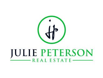 Julie Peterson Real Estate logo design by nurul_rizkon