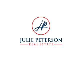Julie Peterson Real Estate logo design by RIANW