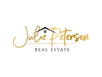 Julie Peterson Real Estate logo design by Abril