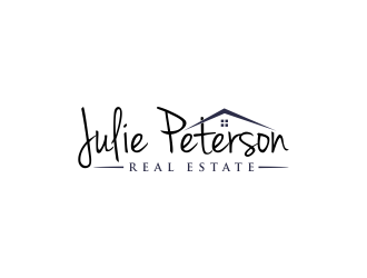 Julie Peterson Real Estate logo design by oke2angconcept