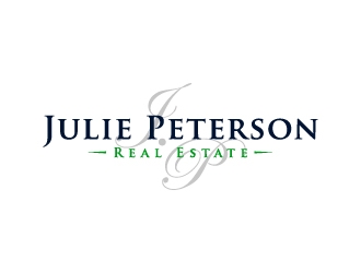 Julie Peterson Real Estate logo design by BrainStorming