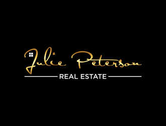 Julie Peterson Real Estate logo design by luckyprasetyo