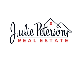 Julie Peterson Real Estate logo design by Mahrein