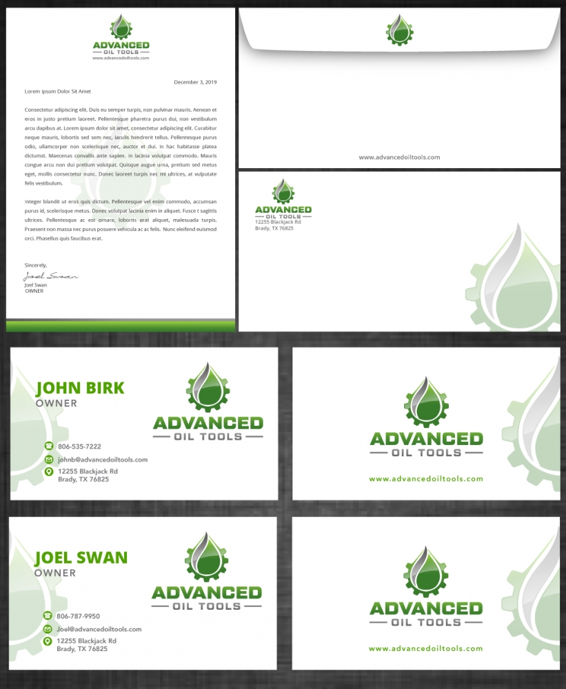 Advanced Oil Tools logo design by LogOExperT