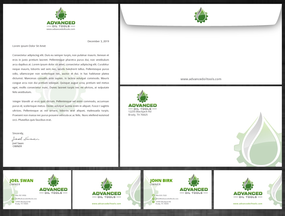 Advanced Oil Tools logo design by LogOExperT