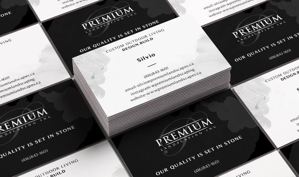 premium landscaping inc logo design by Frenic