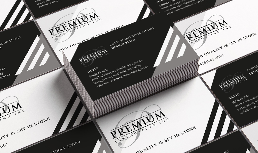 premium landscaping inc logo design by Frenic