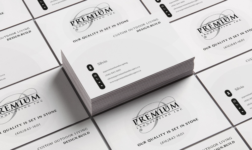 premium landscaping inc logo design by Frenic