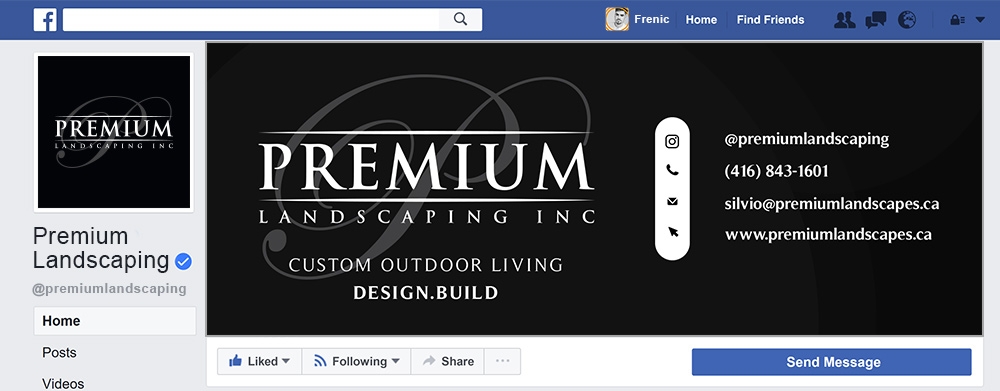 premium landscaping inc logo design by Frenic