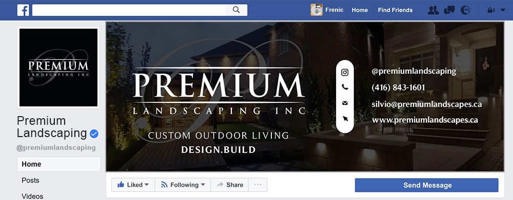 premium landscaping inc logo design by Frenic