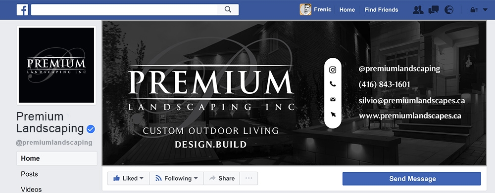 premium landscaping inc logo design by Frenic