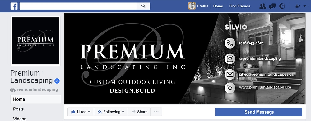 premium landscaping inc logo design by Frenic