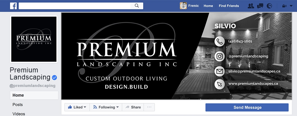 premium landscaping inc logo design by Frenic