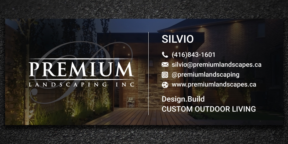 premium landscaping inc logo design by Boomstudioz