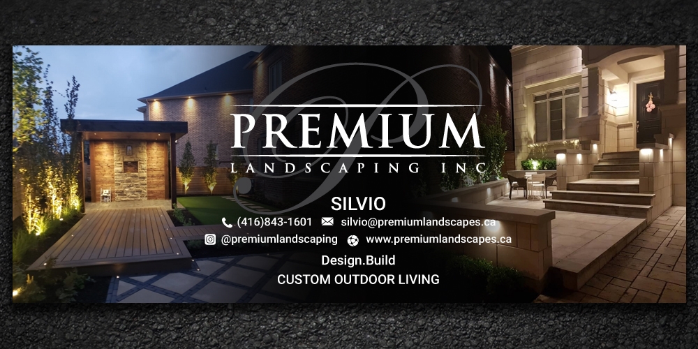 premium landscaping inc logo design by Boomstudioz