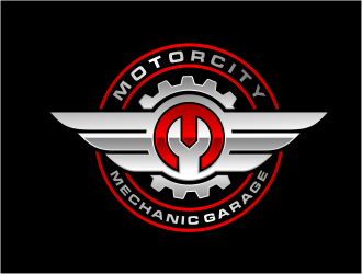 The Motorcity Mechanic Garage logo design by evdesign
