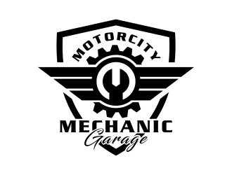 The Motorcity Mechanic Garage logo design by dibyo