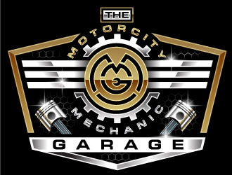 The Motorcity Mechanic Garage logo design by Suvendu