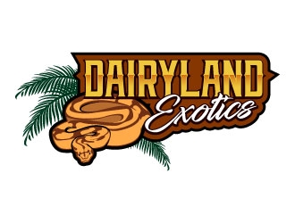 DAIRYLAND EXOTICS logo design by daywalker