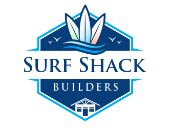 Surf Shack Builders logo design by BeDesign