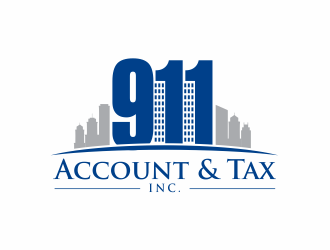 911 Account & Tax, Inc. logo design by agus