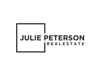 Julie Peterson Real Estate logo design by superiors