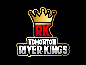 Edmonton River Kings logo design by aryamaity