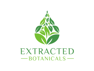 Extracted Botanicals logo design by N3V4