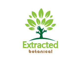 Extracted Botanicals logo design by Donadell