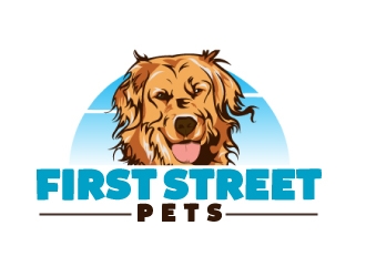 First Street Pets logo design by AamirKhan