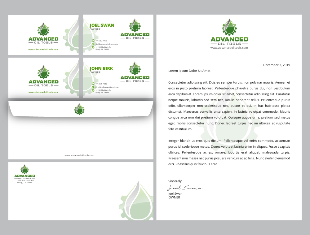 Advanced Oil Tools logo design by LogOExperT