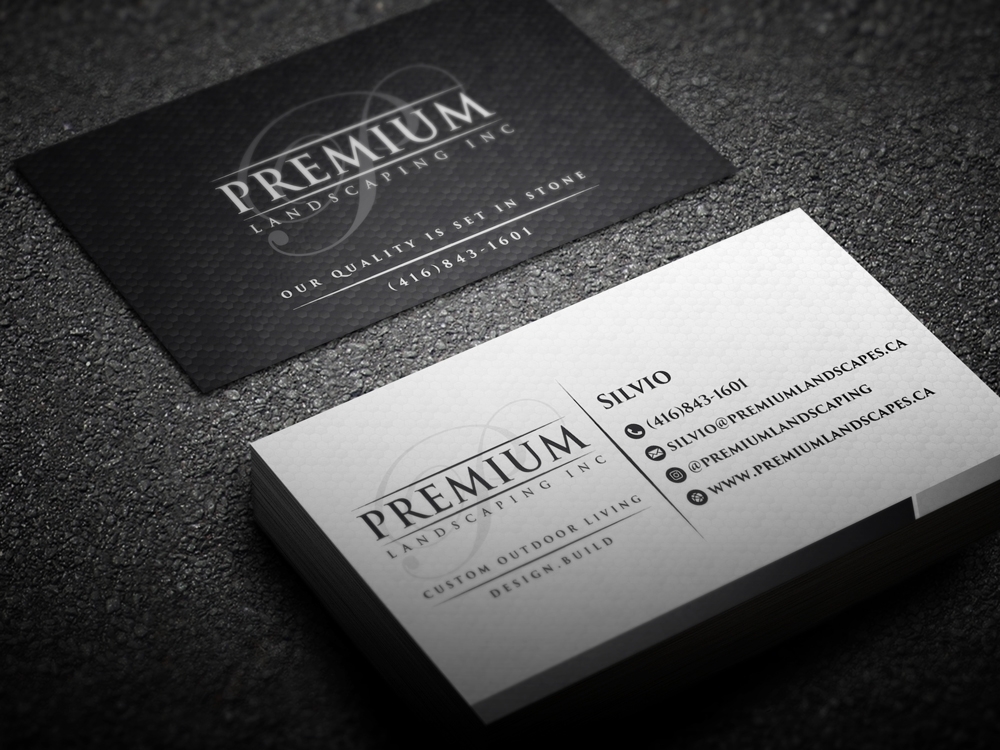 premium landscaping inc logo design by KHAI