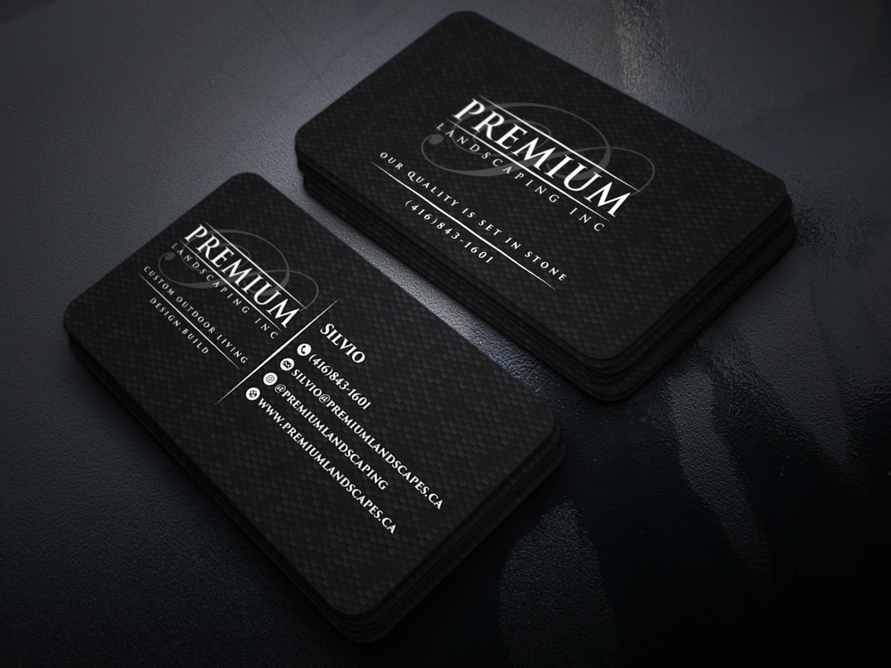 premium landscaping inc logo design by KHAI