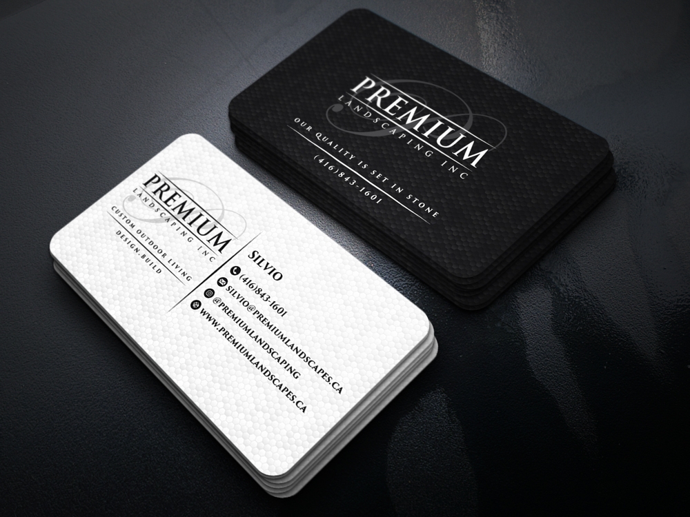 premium landscaping inc logo design by KHAI