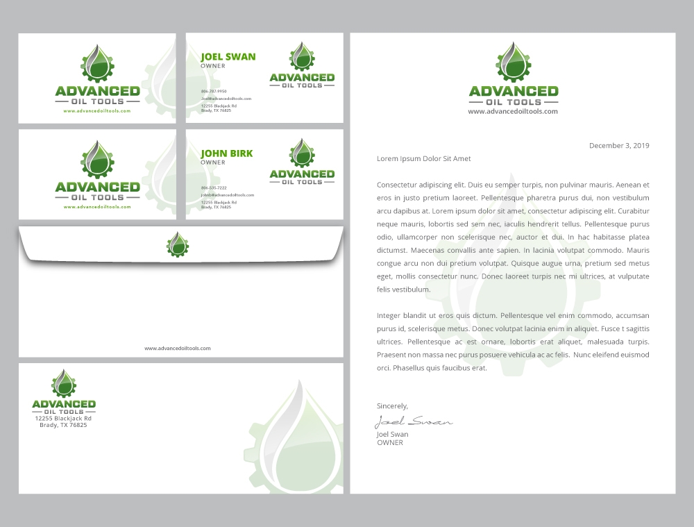 Advanced Oil Tools logo design by LogOExperT