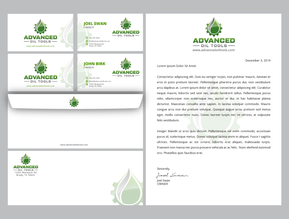 Advanced Oil Tools logo design by LogOExperT