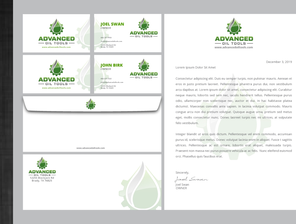 Advanced Oil Tools logo design by LogOExperT