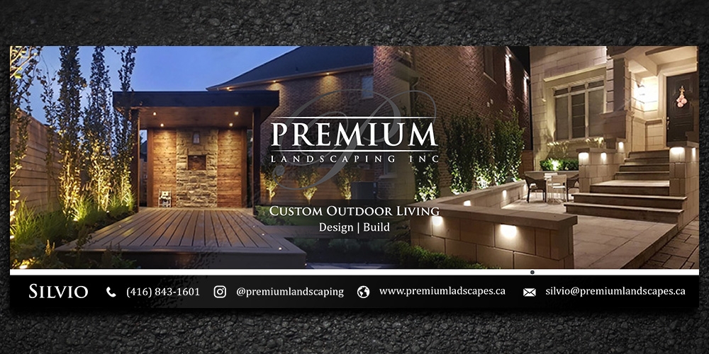 premium landscaping inc logo design by Gelotine