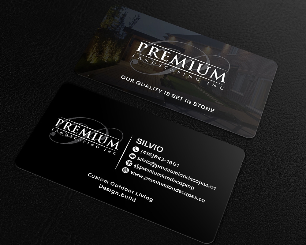 premium landscaping inc logo design by scriotx