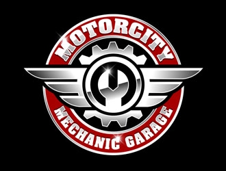 The Motorcity Mechanic Garage logo design by DreamLogoDesign