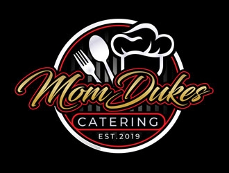 Mom Dukes Catering logo design by DreamLogoDesign