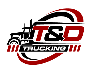 T&D Trucking logo design by THOR_
