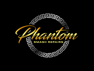 phantom smash repairs logo design by kopipanas