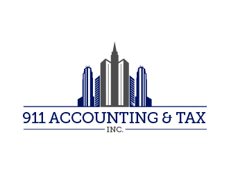 911 Account & Tax, Inc. logo design by scriotx