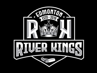 Edmonton River Kings logo design by DreamLogoDesign